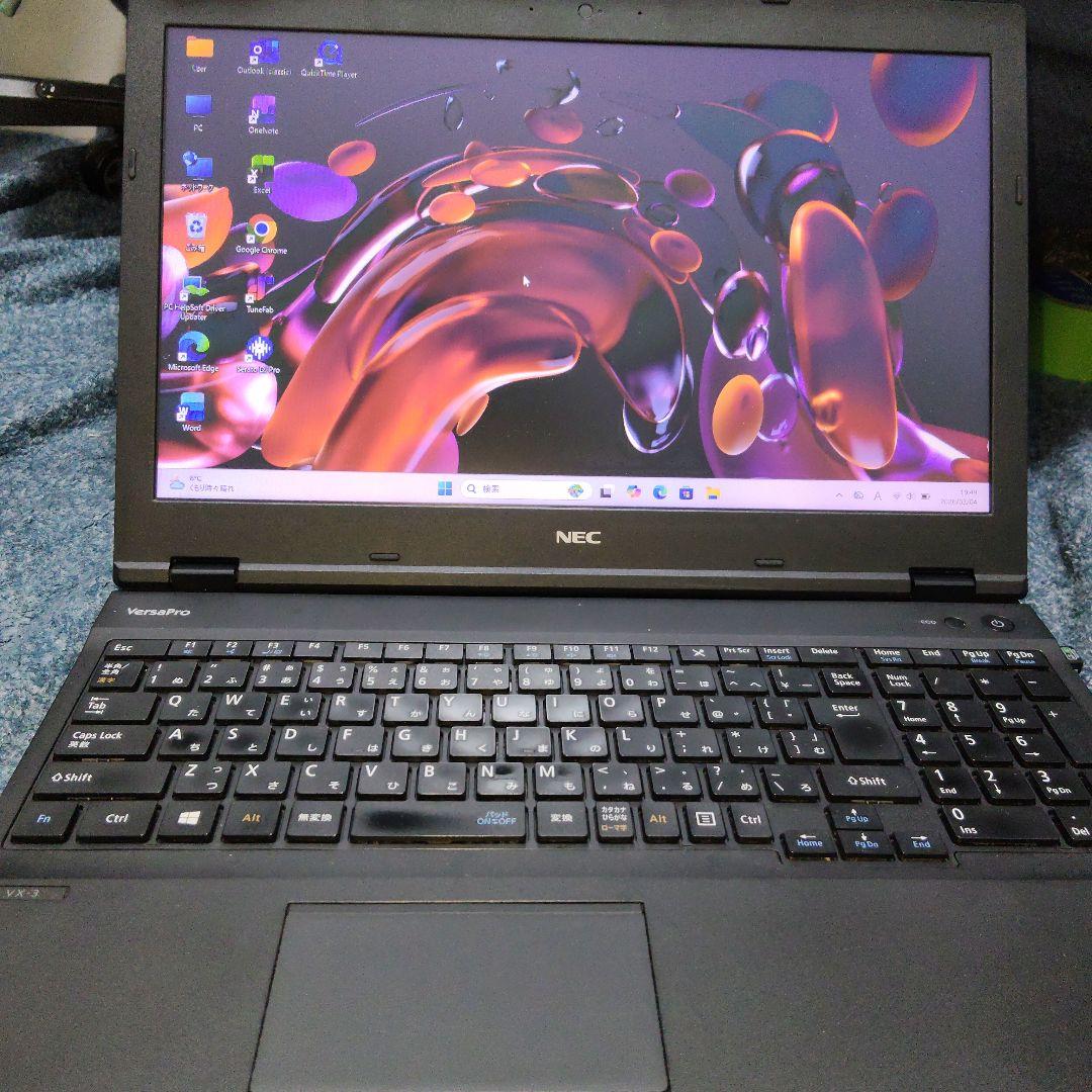 【即使用OK】NEC VersaPro メモリ8GB増設済！おまけ子機付き