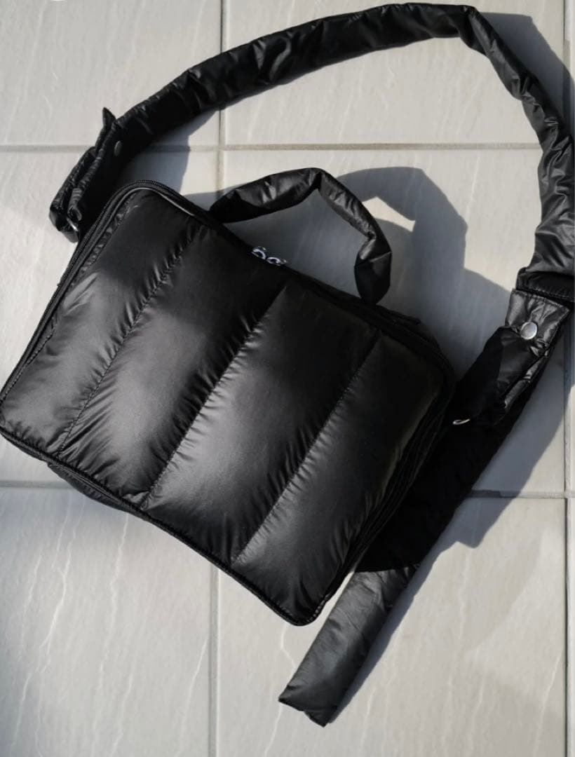 Cälin クイリングマザーズポーチバッグ - ブラック