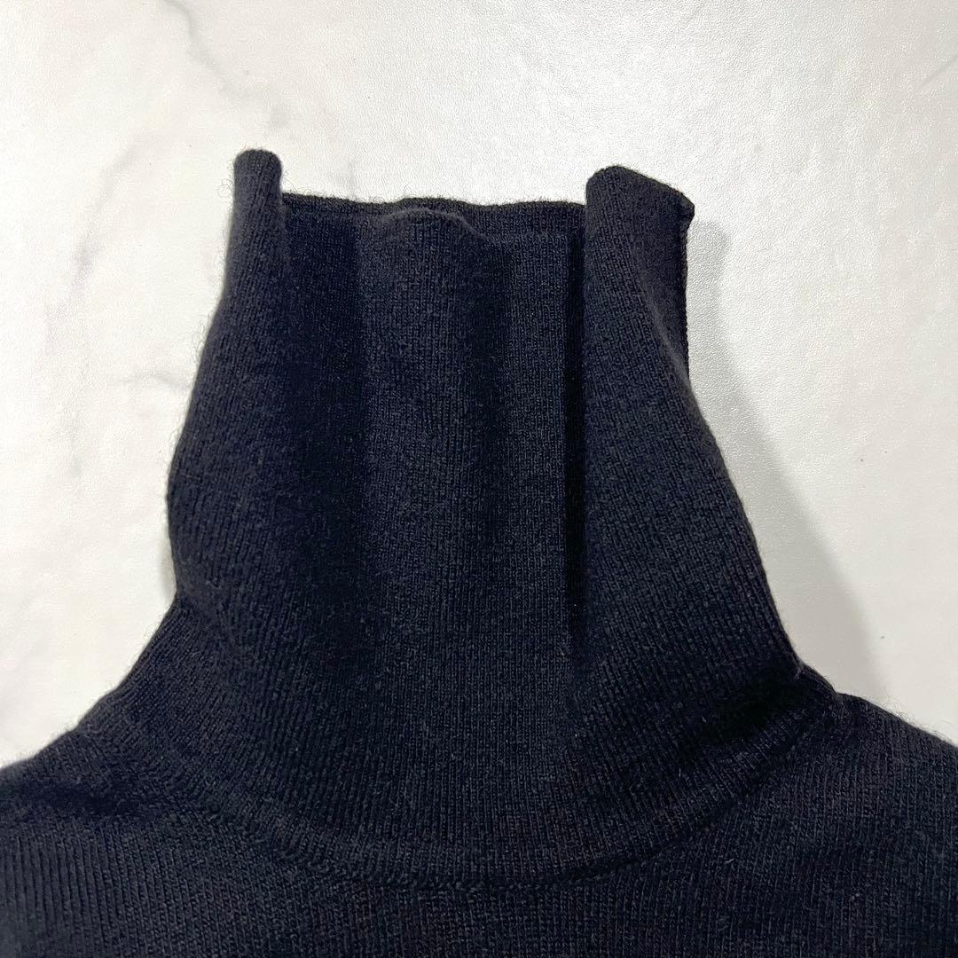 エルメス マルジェラ期 カシミヤ100% ニット スコットランド製 黒ハイネック