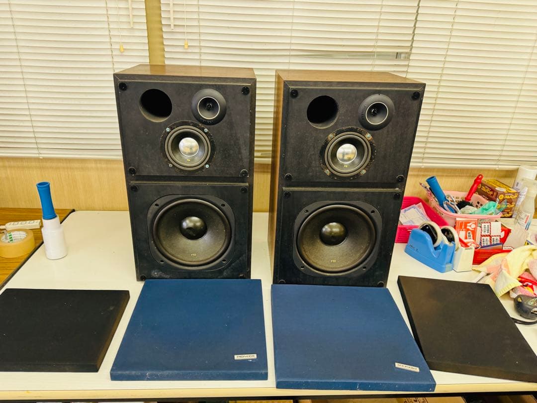 Pioneer CS-R50 バスレフ式 3ウェイブックシェルフ スピーカー