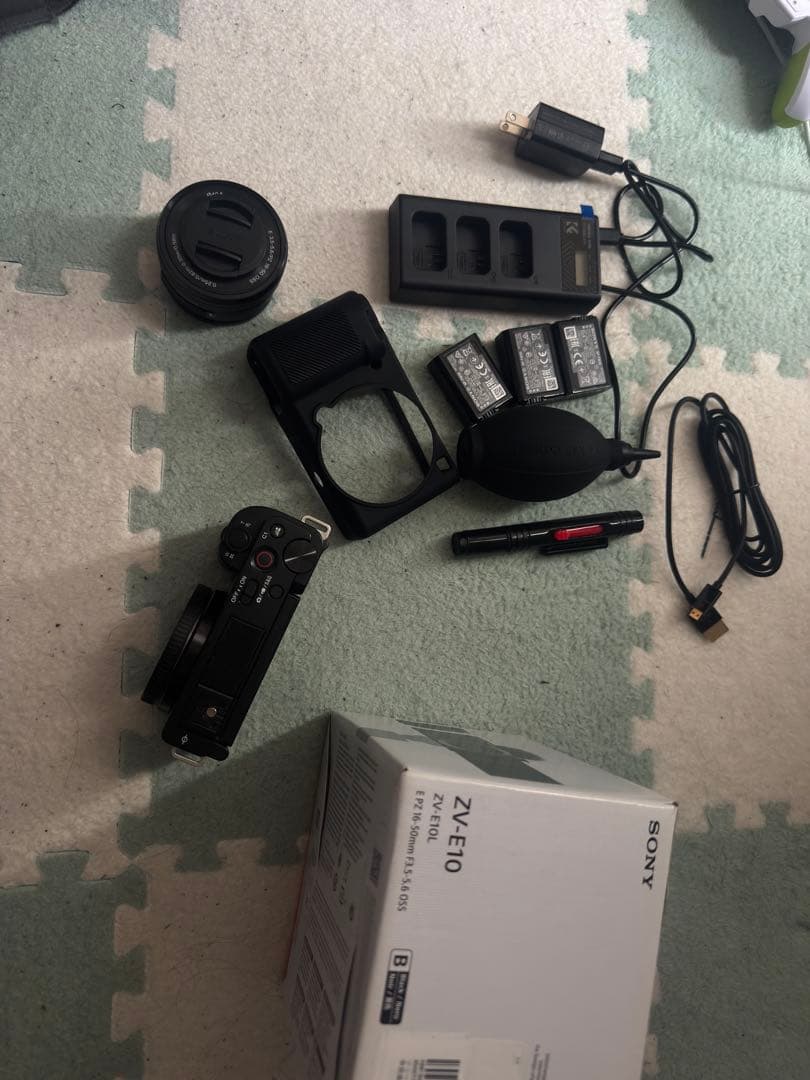 【美品】Sony ZV-E10L レンズキット 黒 K&F Concept