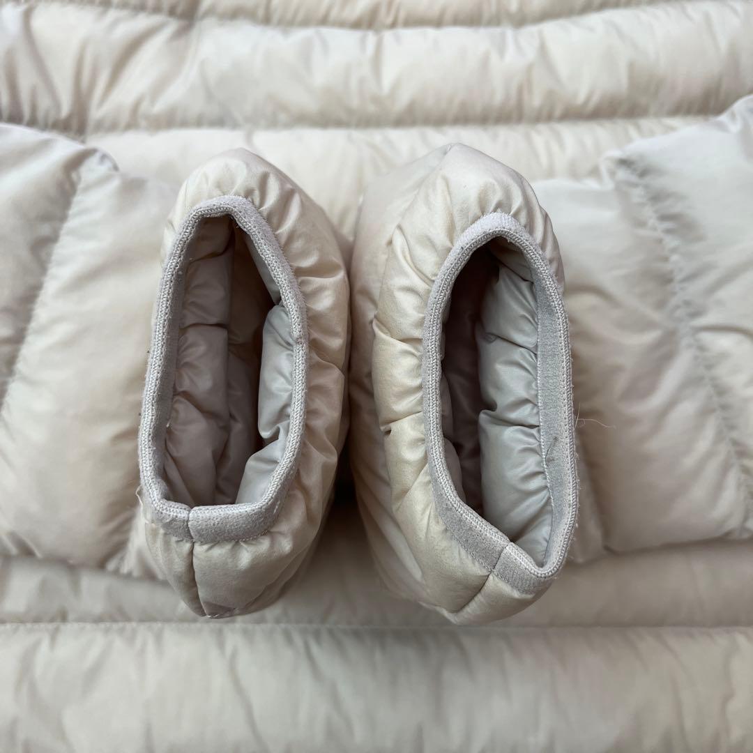 DANTON ダントン インナーダウン クルーネック オイスターホワイト 34