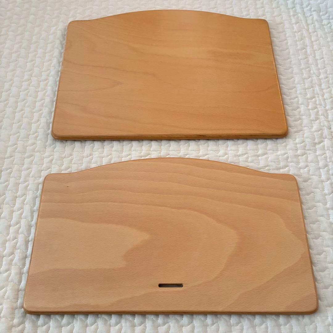 ストッケ　トリップ トラップ　ベビーチェア+ベビーセット　ナチュラル　S/N3③