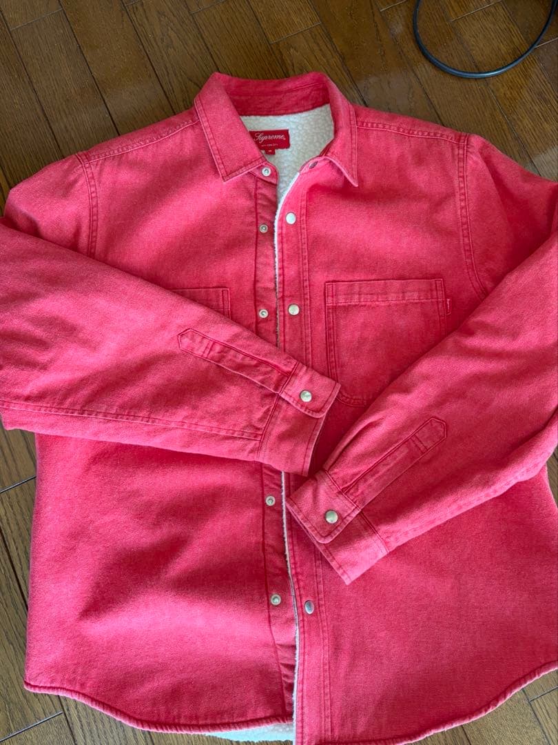 トップス supreme Sherpa Lined denim Shirt