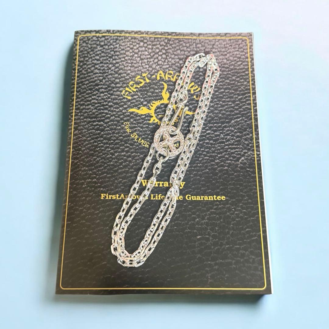 FIRST ARROWS ホイール付きMチェーンネックレス　太角　55cm