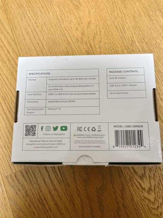 変換グラフィックアダプタ ディスプレイ変換 Windows用 USB-C