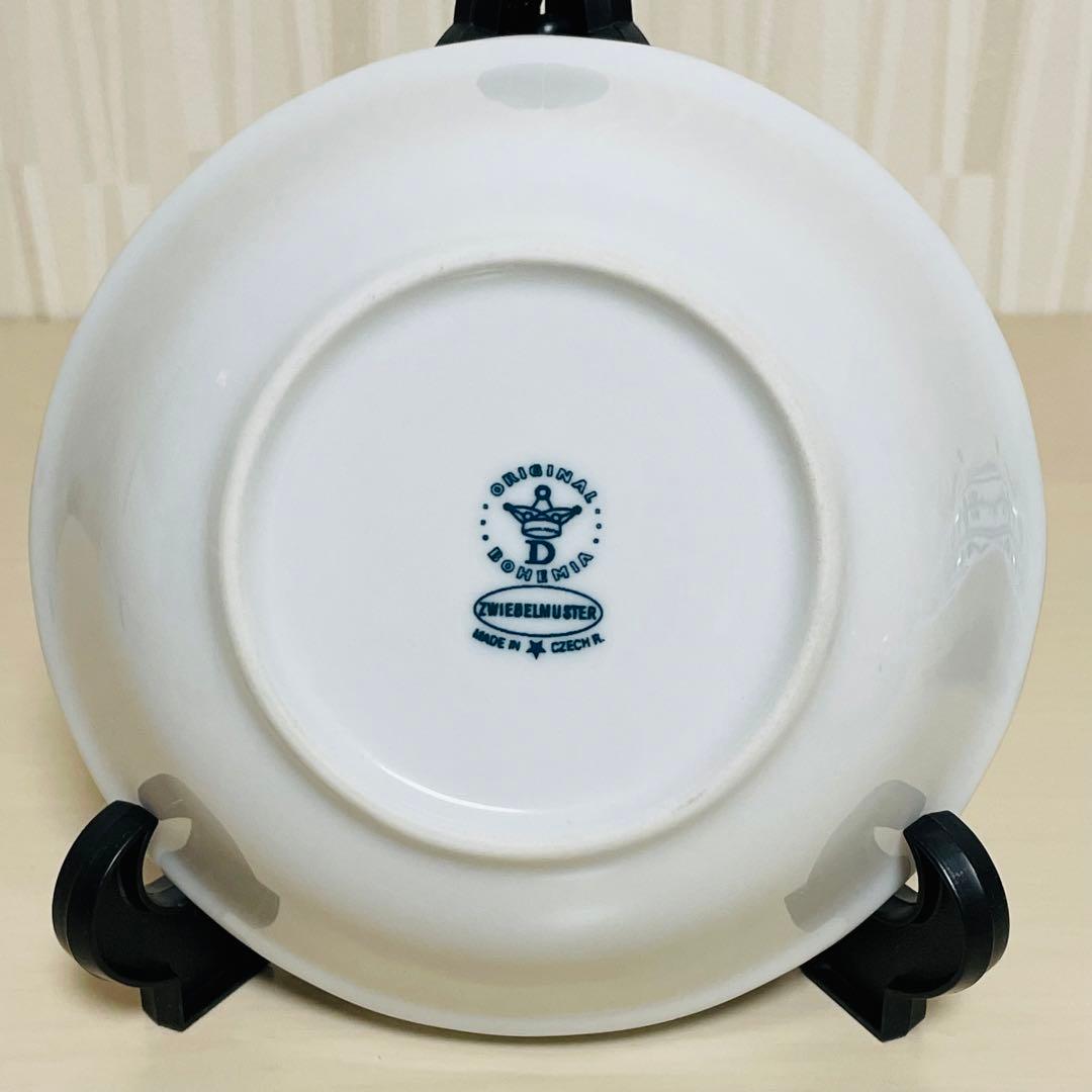 カールスバード ボヘミア ブルーオニオン 深皿 ボウル 小鉢 14.5cm 7個