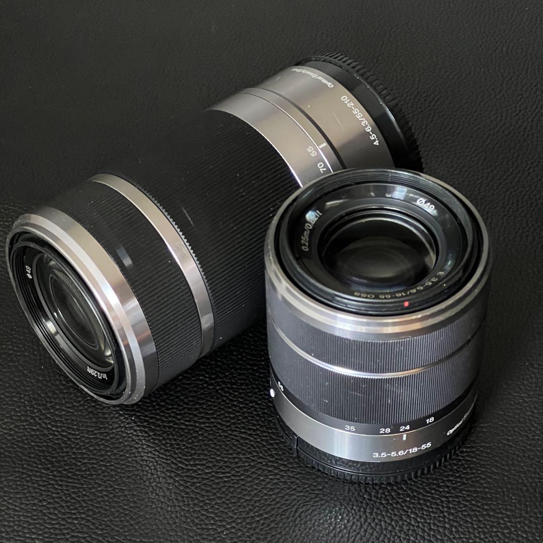 SONY SEL1855 SEL55210 シルバー 2本セット