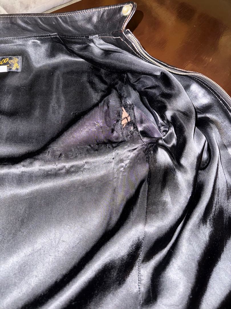 buco j-100 j100 ブラックレザーシングルライダースジャケット