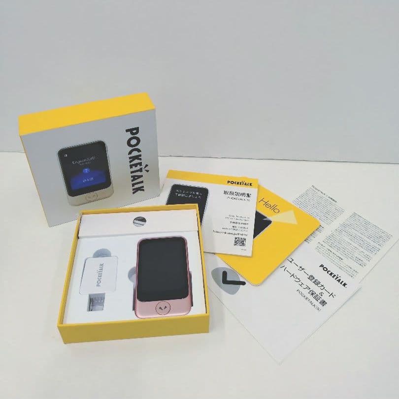 POCKETALK ポケトーク S PTSGP ピンクゴールド 2021年製