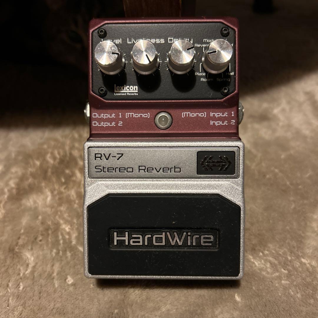ギター digitech HardWire RV-7 Stereo Reverb