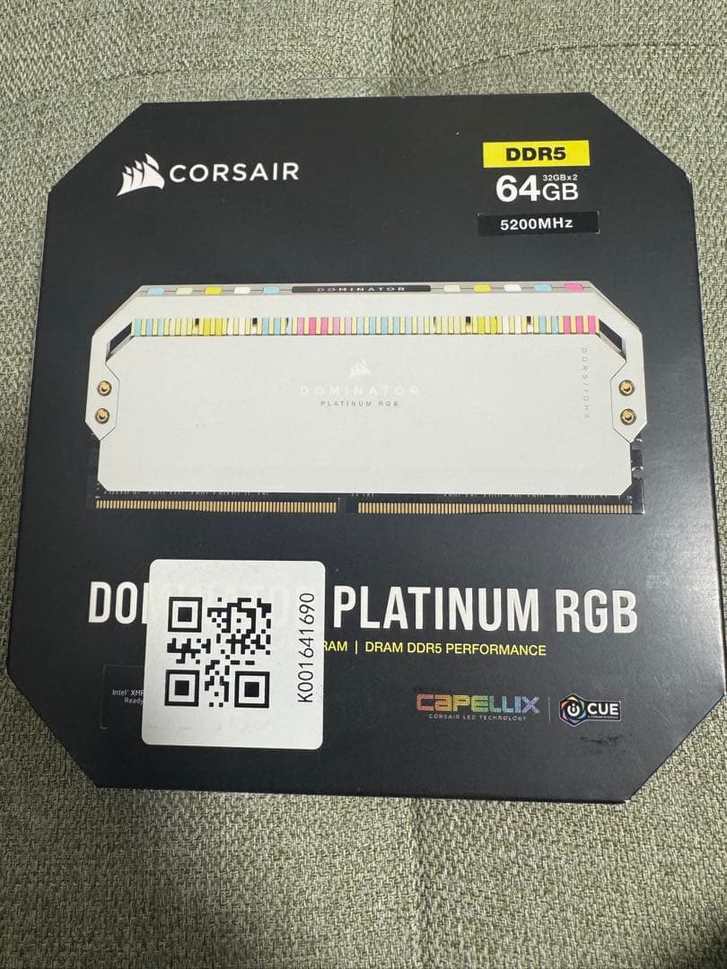 メモリー CORSAIR VENGEANCE DDR5 64GB 5200MHz