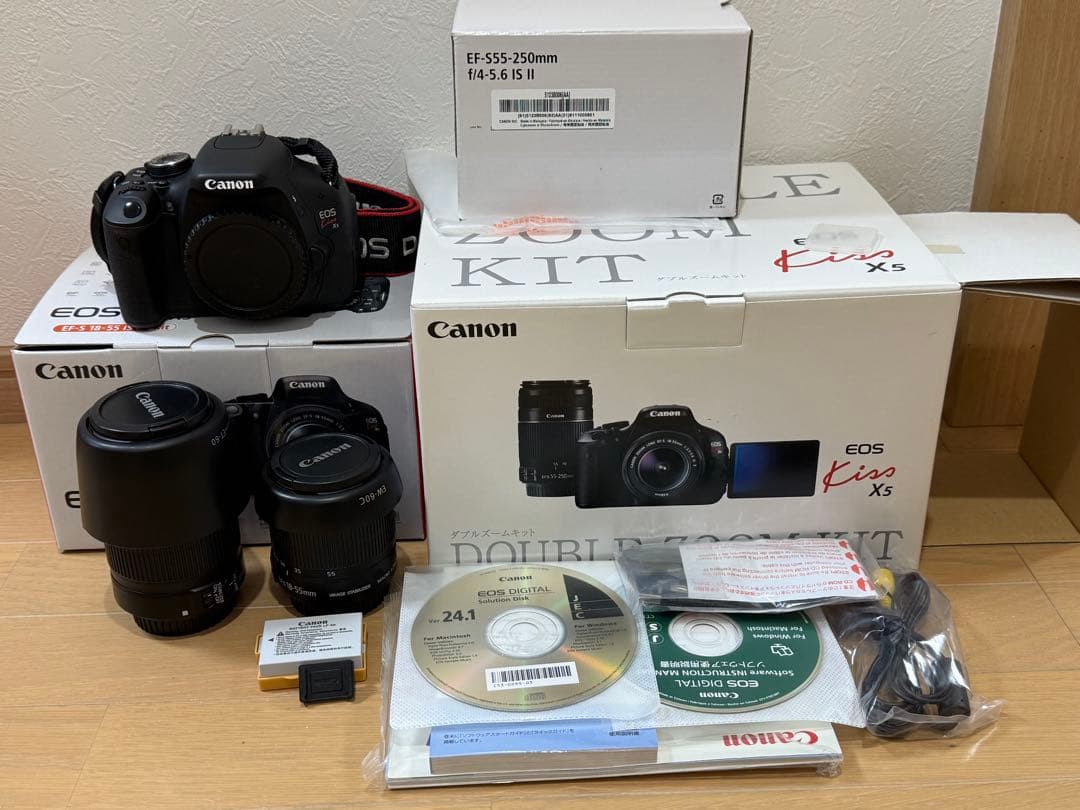 年末年始特別価格‼️Canon EOS Kiss X5 ダブルズームキット