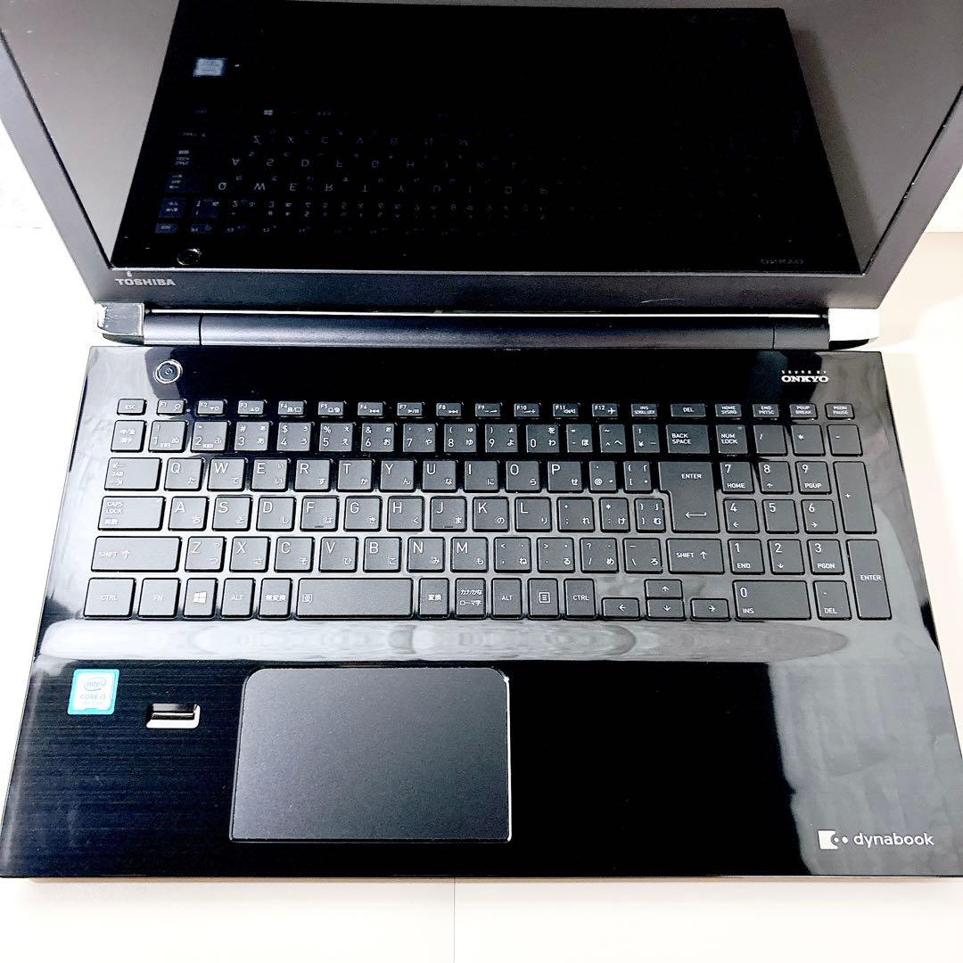 SSDで快適✨メモリ８GB カメラ フルHD液晶 第7世代 ノートパソコン 東芝