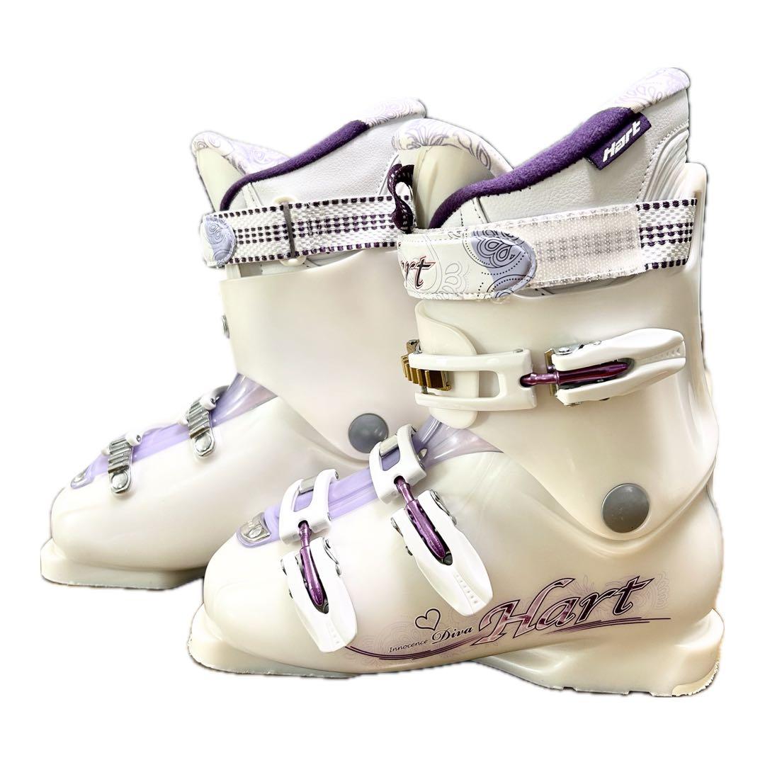 美品25,0cm レディースHart Innocence Diva スキーブーツ