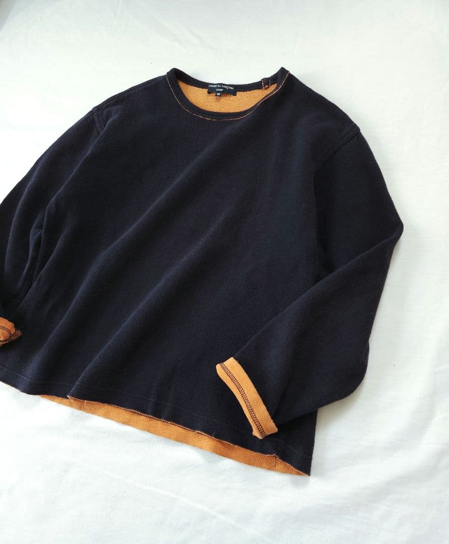 COMME des GARCONS HOMME　カットソー　長袖　ネイビー