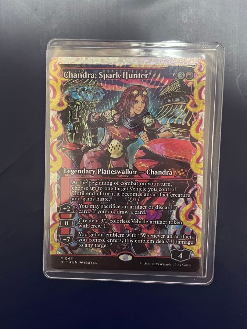 MTG 灯を追う者、チャンドラ フラクチャーfoil foil 英語