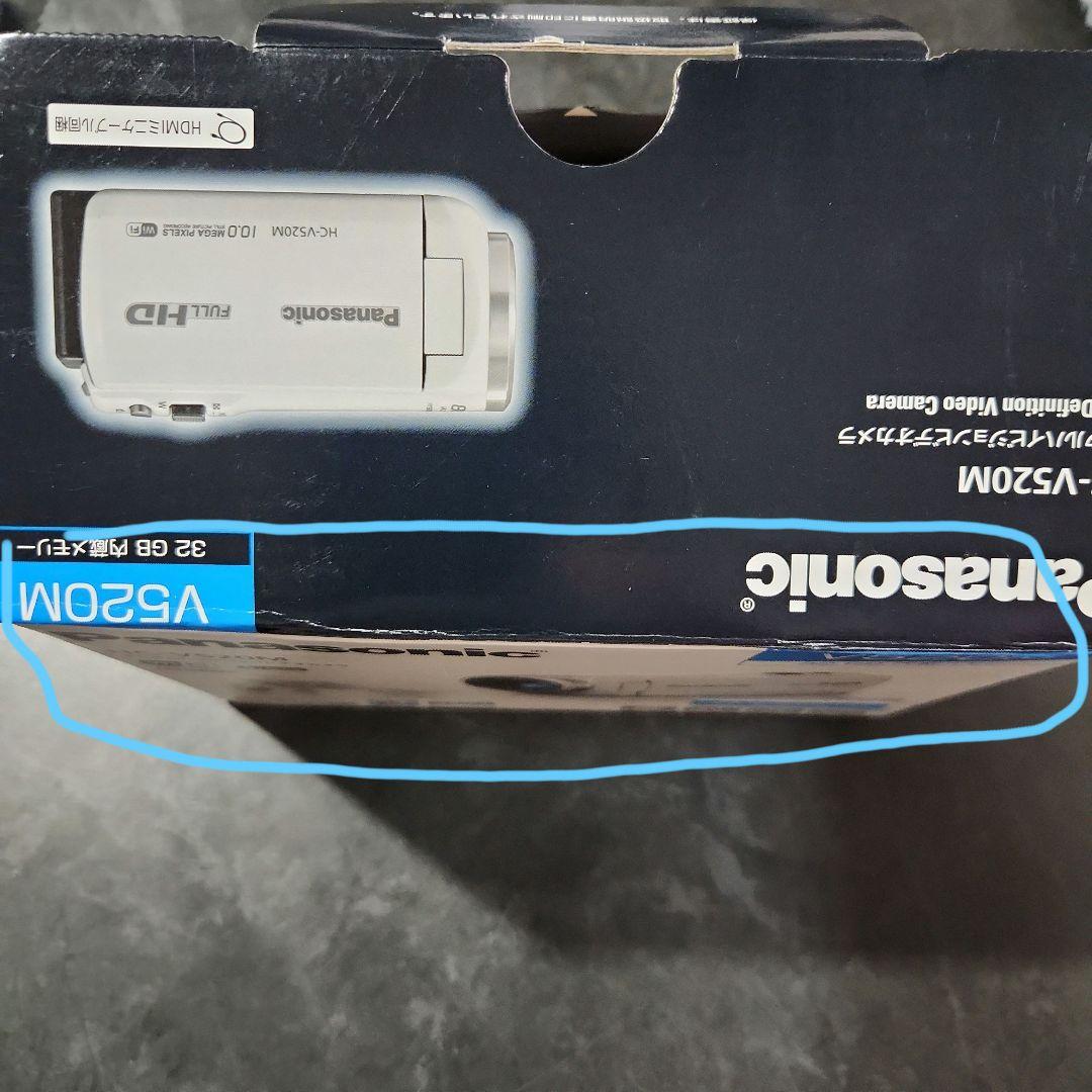 【美品】Panasonic　ビデオカメラ(HC-V520M ) 　収納ポーチ付き