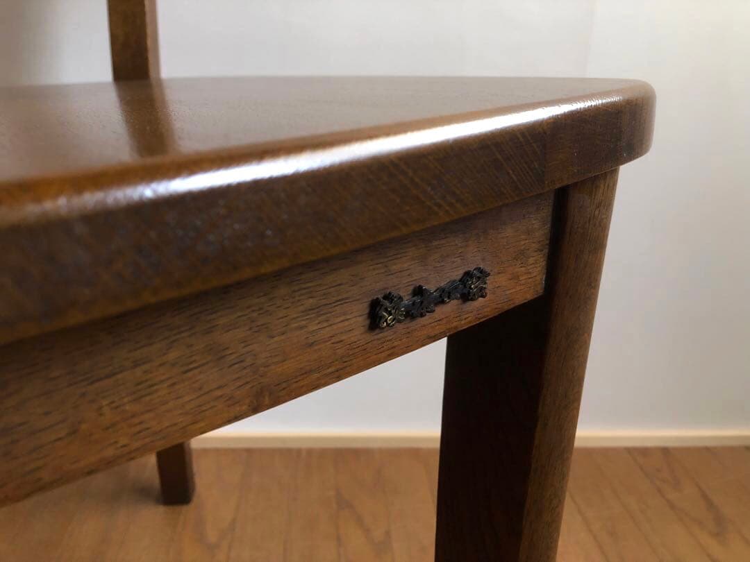 飛騨家具 浜本工芸 アームチェア⑥ 肘掛け 安楽椅子 楢無垢材 古民家 民芸椅子