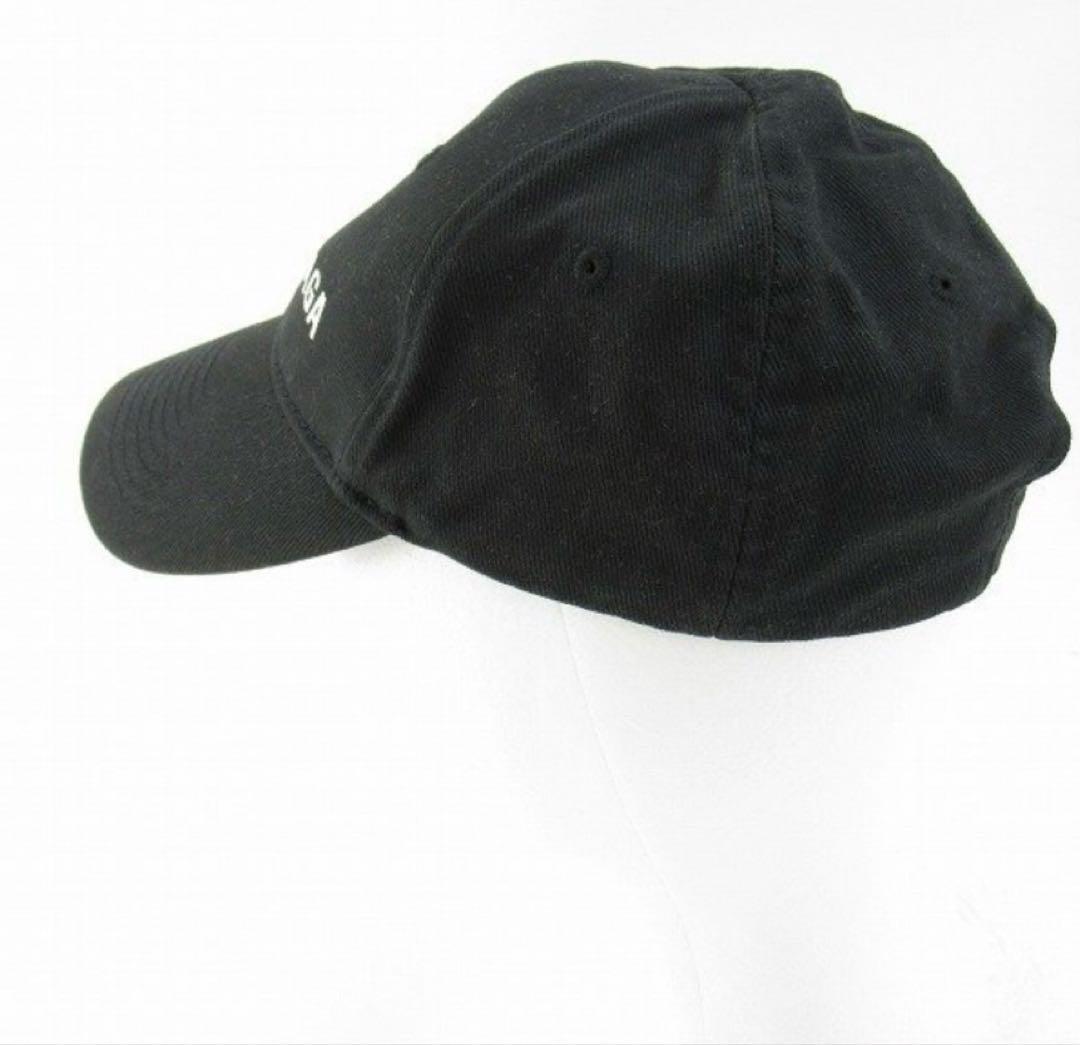 未使用品　BALENCIAGA ロゴCAP BLACK バレンシアガ