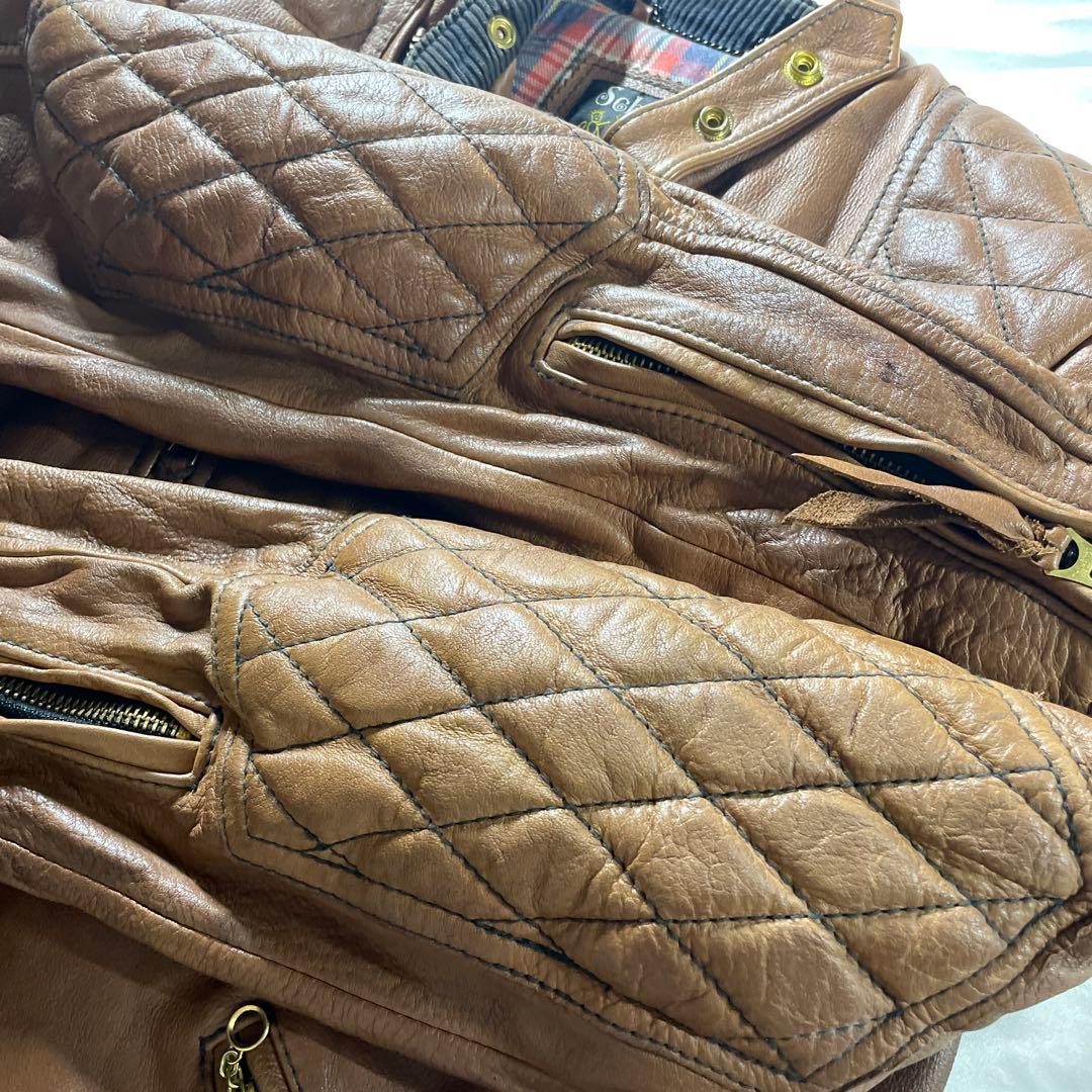 SCHOTT ショット　クラシックレーサー　ダブルライダース　キルティング　S