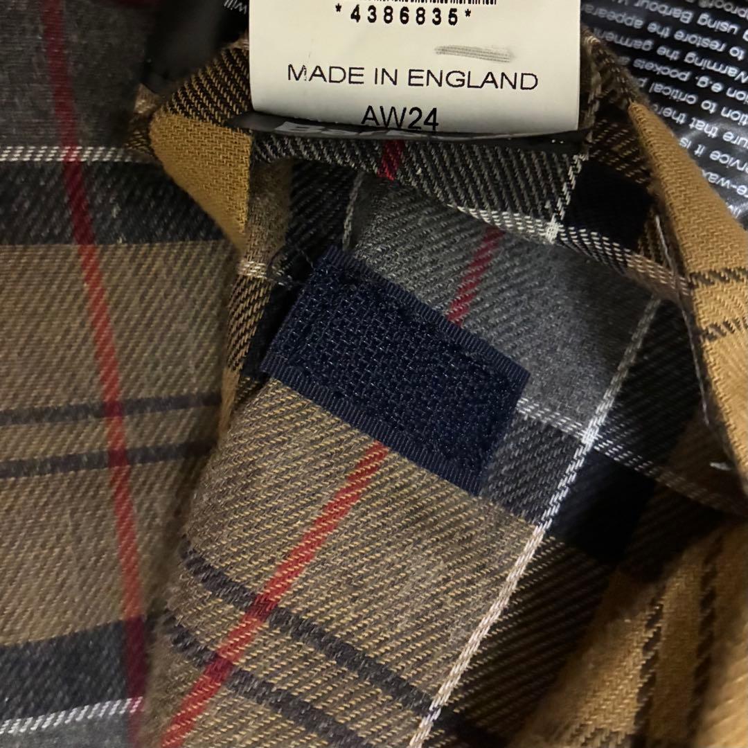 バブアー　ビデイル　ワックス　ジャケット　レギュラーフィット　ネイビー　38