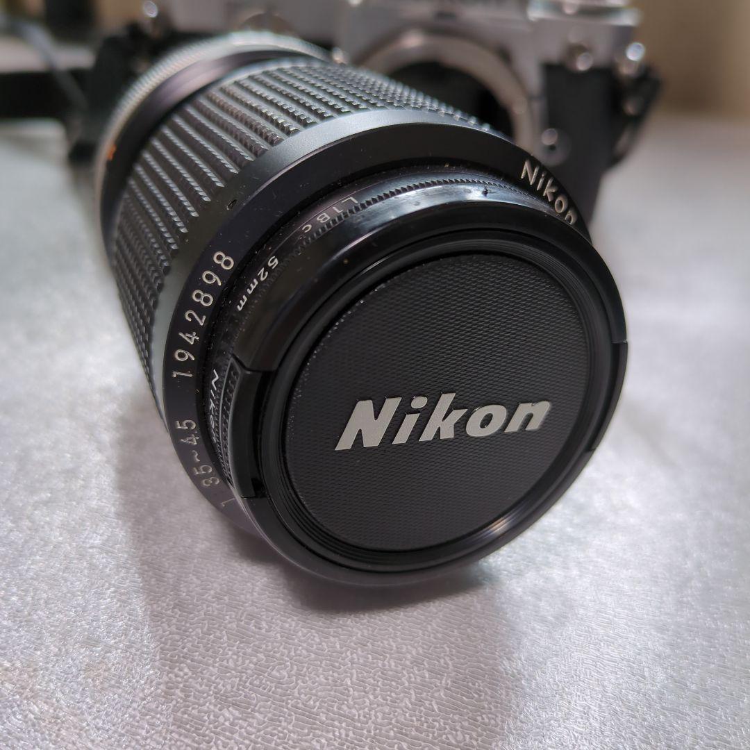 Nikon FE2 一眼レフカメラ シルバー　+レンズ+ケース