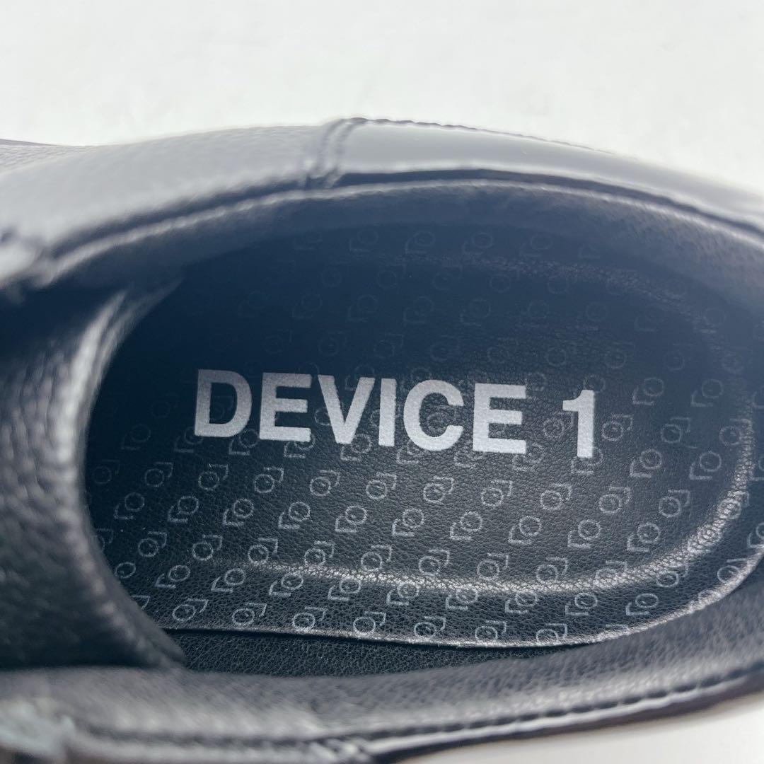 ほぼ未使用✨アウール デバイス1 ネロ レザースニーカー シボ革 オールブラック