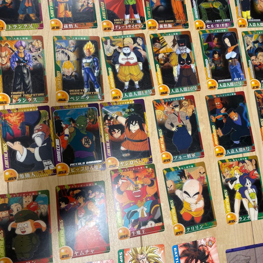 希少ドラゴンボール森永ウエハースカード&3Dカード 計101枚セット&付録。32