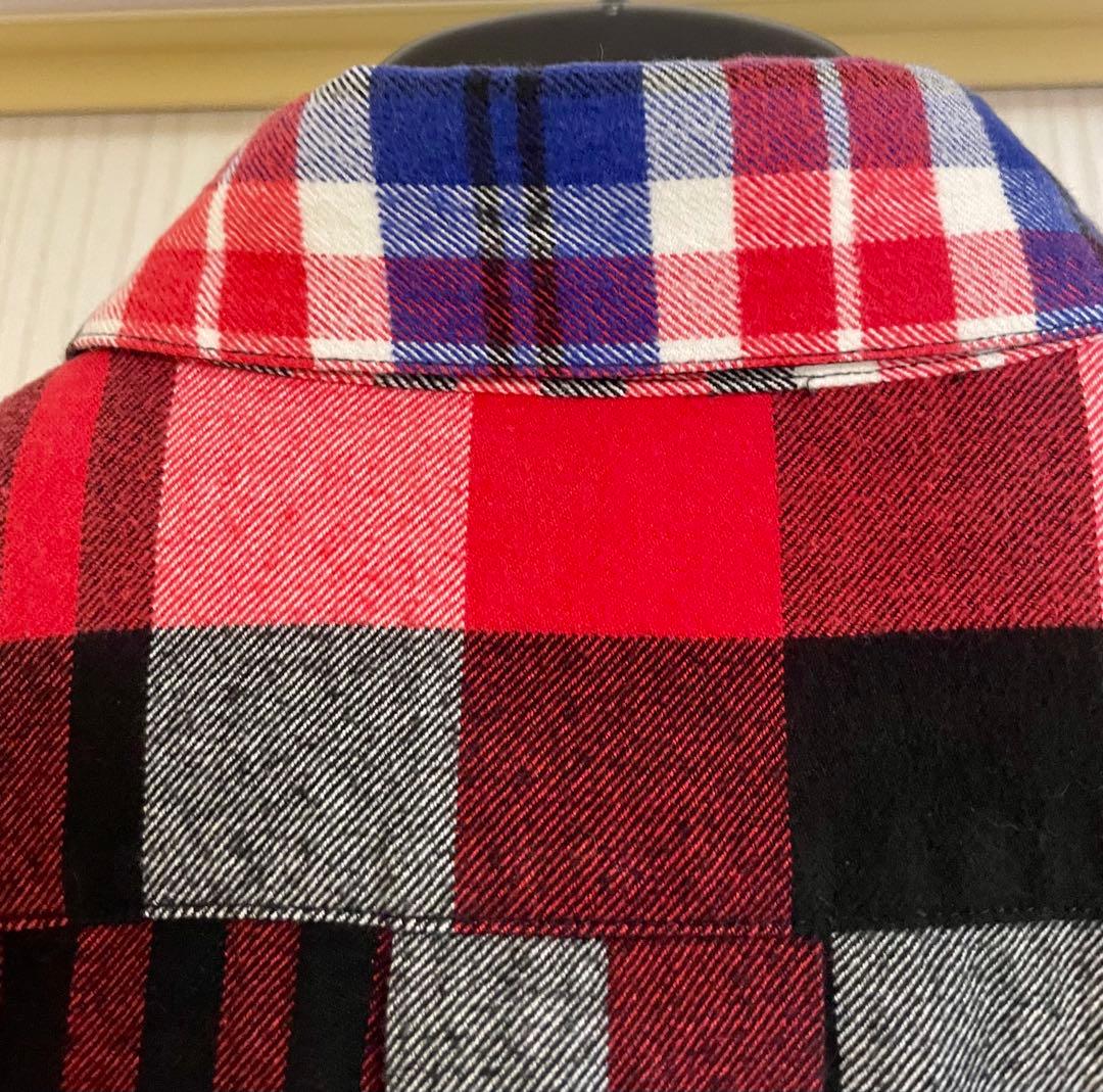 sacai サカイ 16SSドローコードチェックネルシャツ