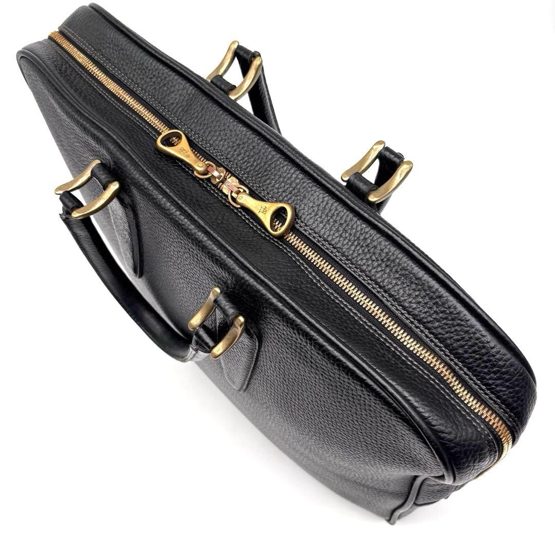 トフアンドロードストーン　Vブリーフ　ビジネスバッグ　A4可　レザー