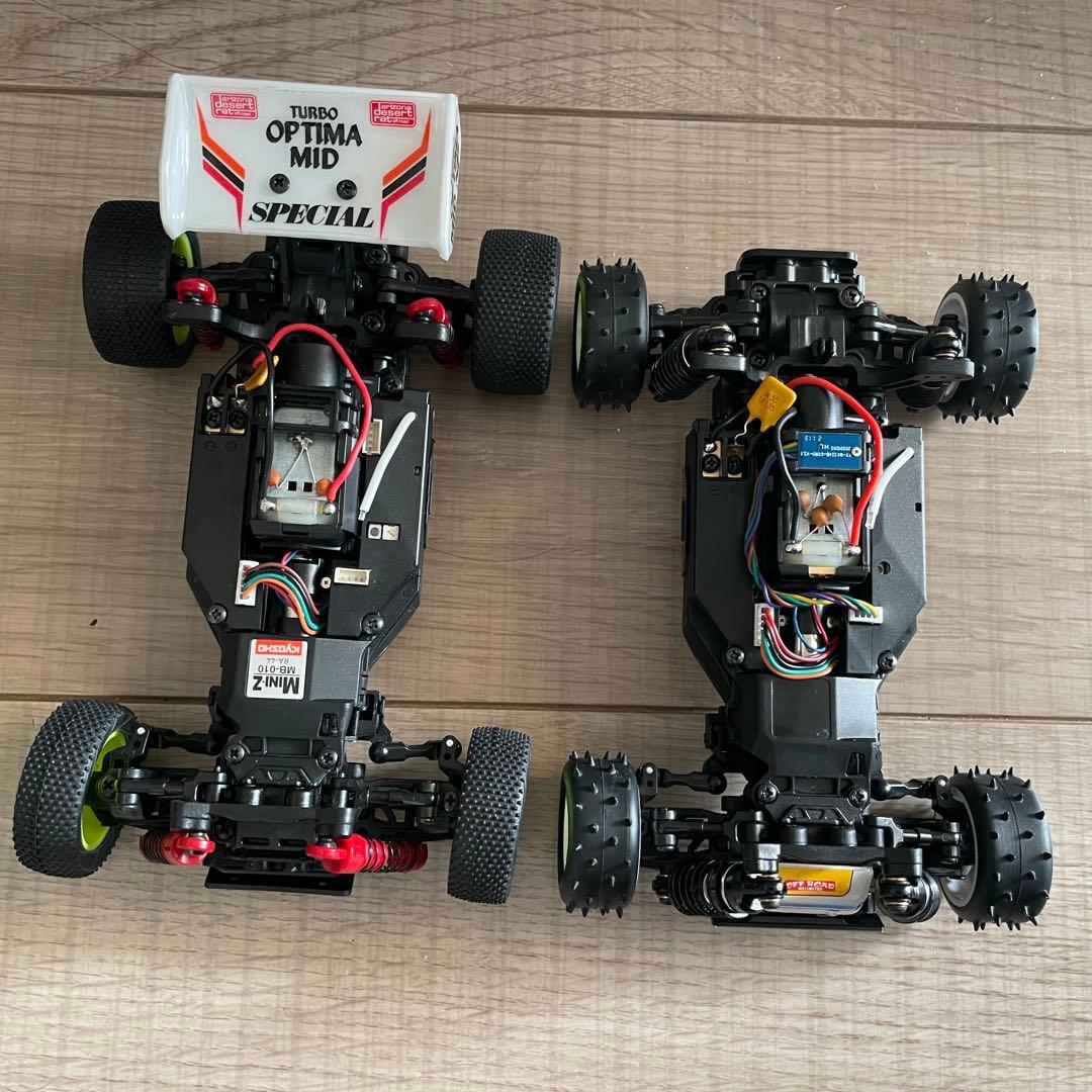 ミニッツバギー 2台 ターボ オプティマ インファーノ レーザー mini-z