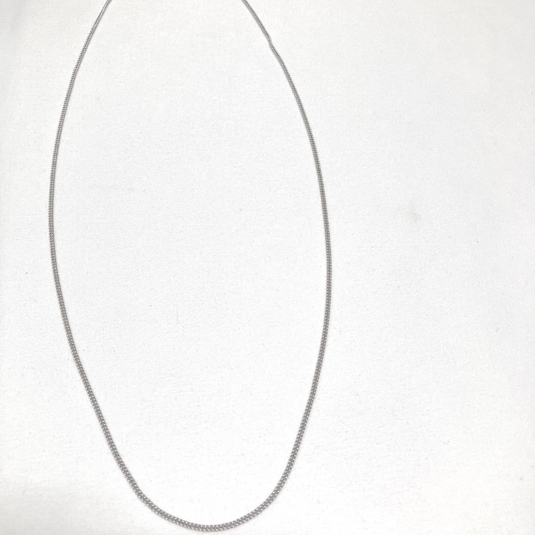 新品 24.5 TOMWOOD カーブチェーンネックレス スリム 銀 15751