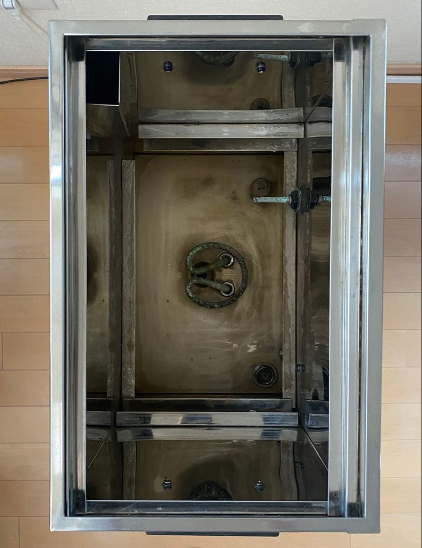 タオルスチーマー　＋　専用ステンレス台　ヤスター製　理容　タオル蒸し器