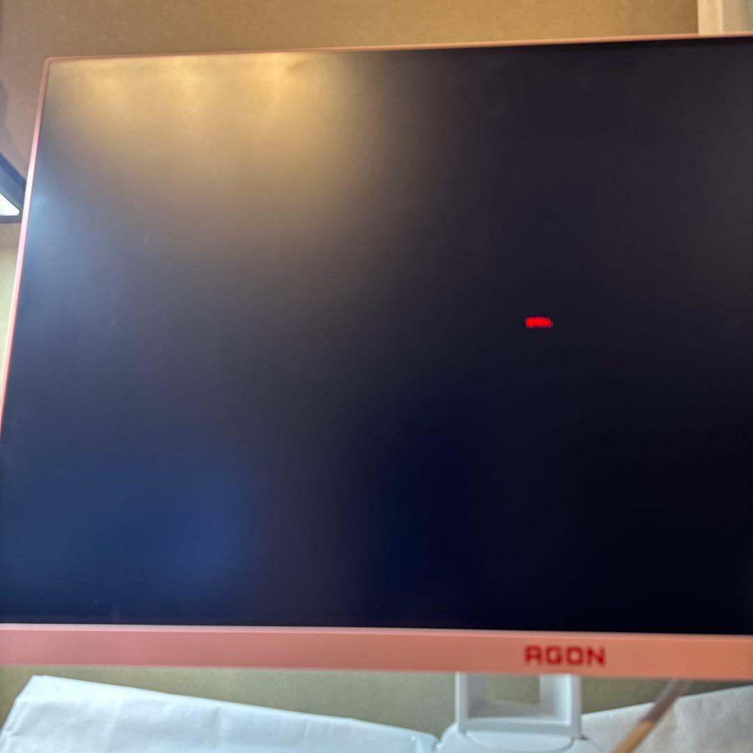 AOCゲーミングモニター　AG273FXR/11 27インチ　ホワイト　ピンク