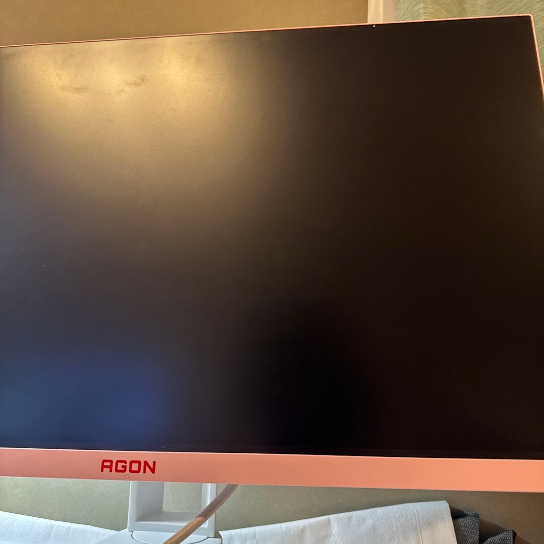 AOCゲーミングモニター　AG273FXR/11 27インチ　ホワイト　ピンク