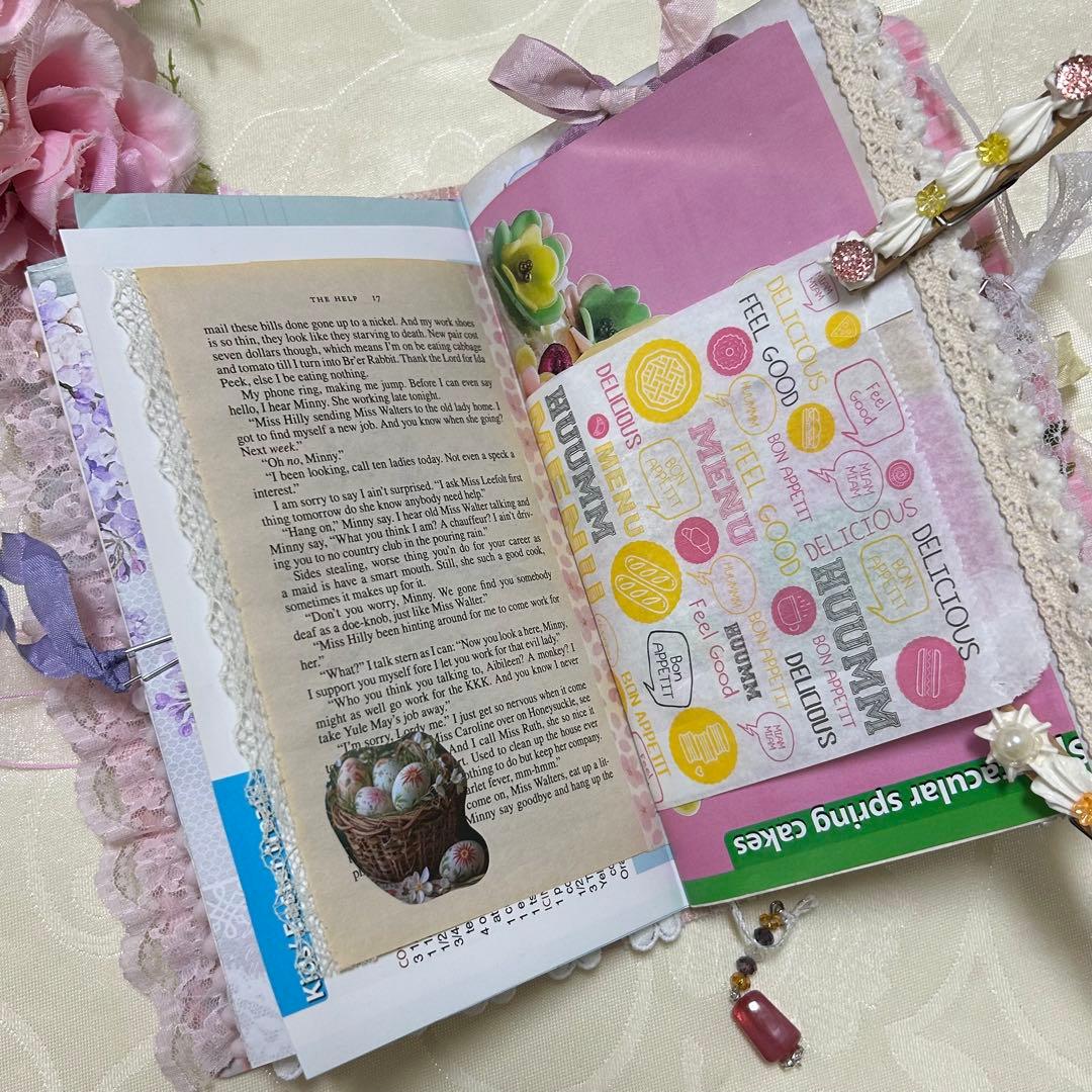 薔薇とレースのジャンクジャーナル・雑記帳　Happy Easter