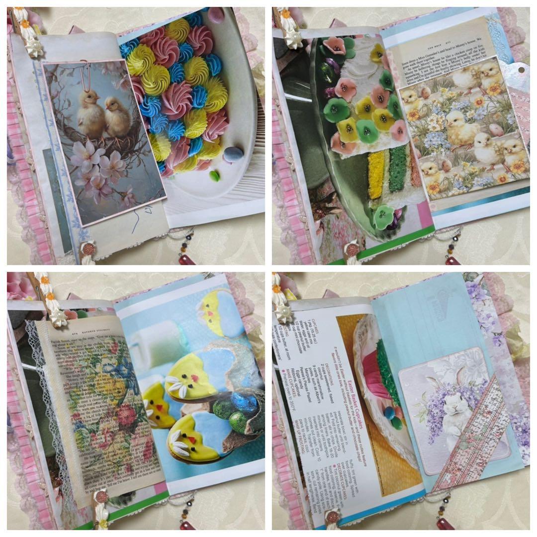 薔薇とレースのジャンクジャーナル・雑記帳　Happy Easter