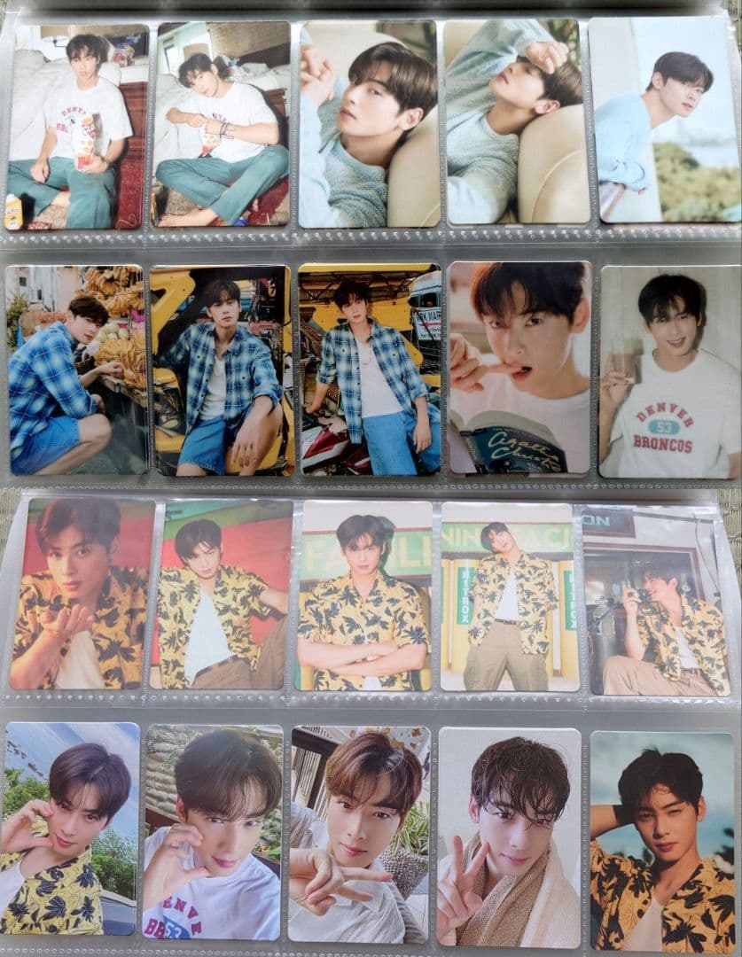 ASTRO チャウヌ magazine ランダム トレカ コンプリート 40枚