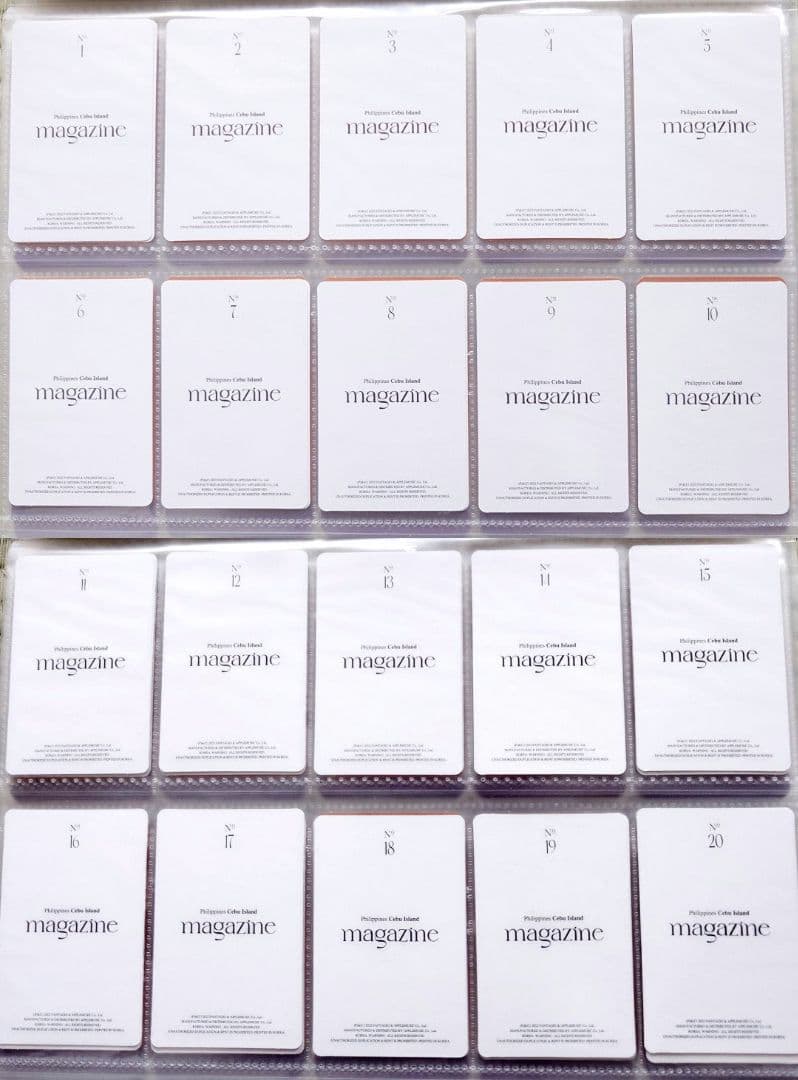 ASTRO チャウヌ magazine ランダム トレカ コンプリート 40枚