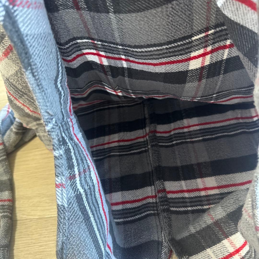 60s winter king ヘビーネルシャツ 赤黒　マチなし　ネルシャツ