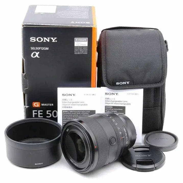 【元箱付き、動作ＯＫ】Sony FE 50mm F1.2 GM ソニーEマウント