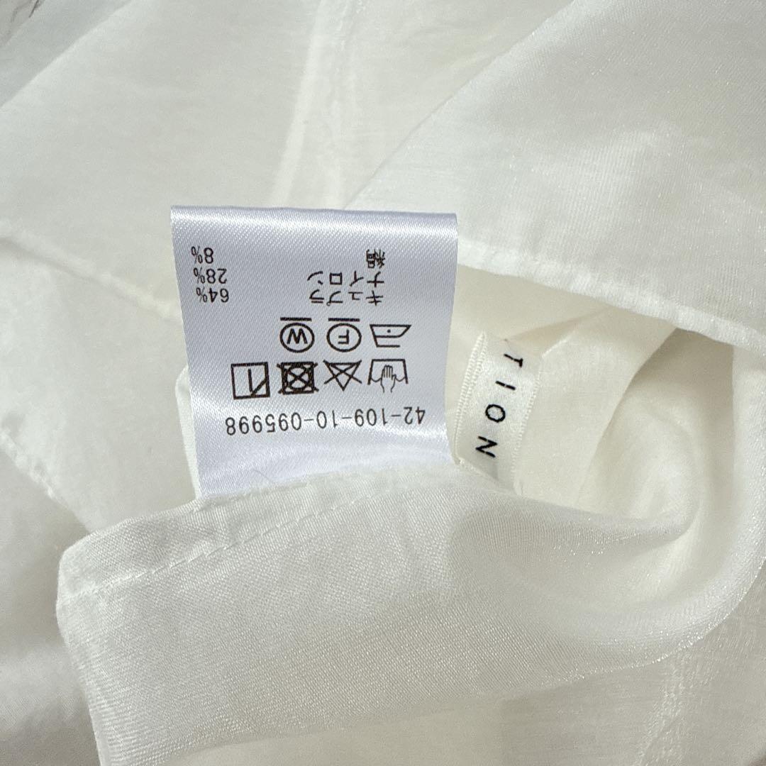 極美品⭐︎ESTNATION 3.3万　ボウタイ ブラウス　ホワイト　セレモニー