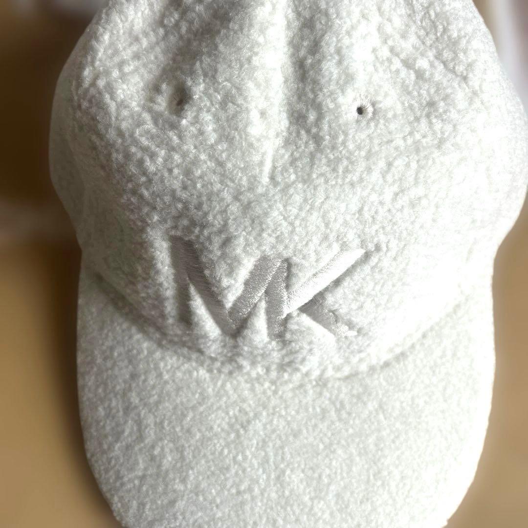 MICHAELKORS マイケルコース キャップMK刺繍　ロゴ 白