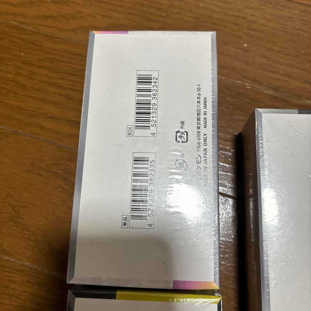 新品未開封　正規シュリンク付き　ポケカ　box セット売り
