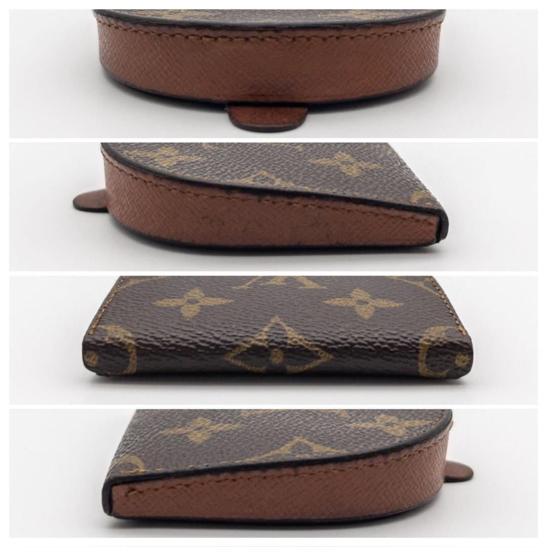 【極美品】ルイヴィトン　ポルトフォイユキュベット　モノグラム　ケース　茶色