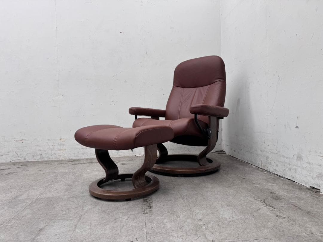 m*a様 R6015☆使用僅か極美品☆エコーネス☆ストレスレスチェア＆オットマン