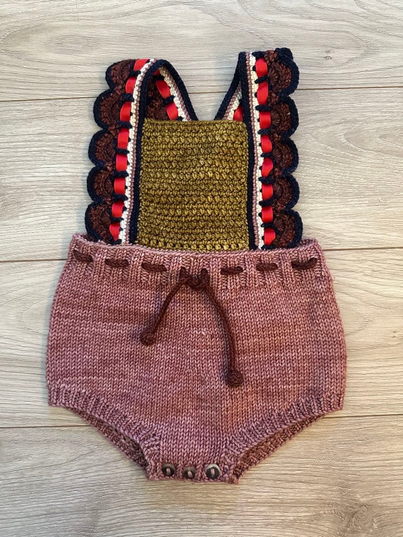 Misha & Puff メリノウールロンパース 12-18m