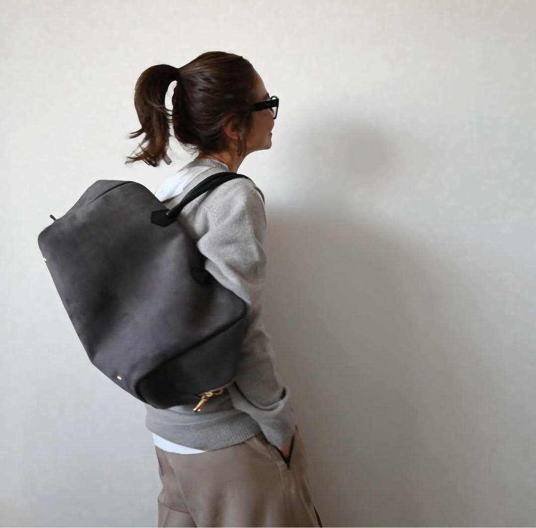 chiiiibag suède Boston /スエードボストンバック