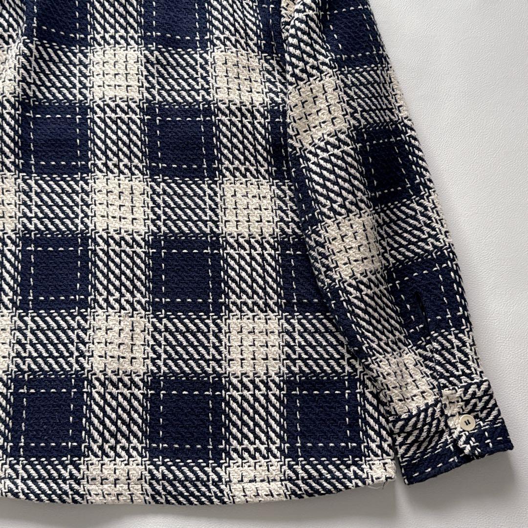 maggy様！ワックスロンドン　wax london オーバーシャツ　ネイビー